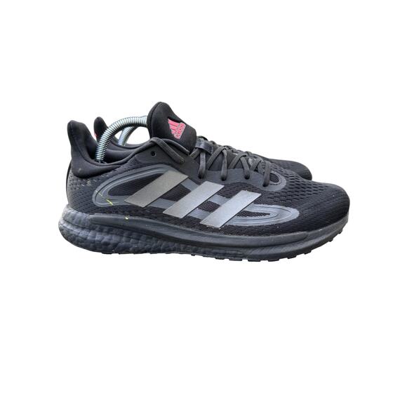 Adidas Solar Glide 4 Running Shoes Men's 8.5 Black Upper Mesh Comfort  S42559